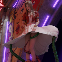 Aerith In Town 2